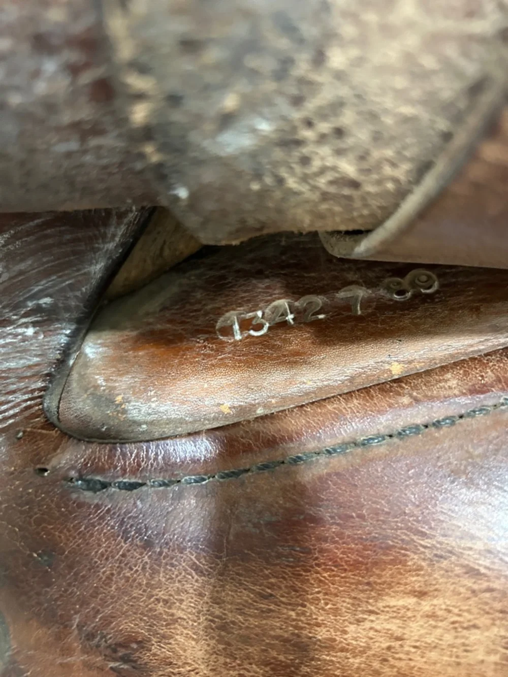 Vintage Youth Western Leather Saddle. 14” Seat. - Picture 13 of 16